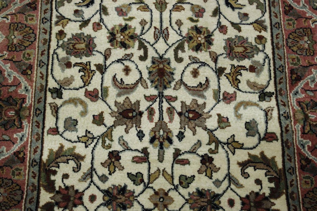 Full view of Traditional Indo Mashad rug