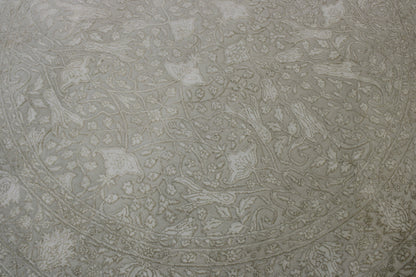 Transitional Indo Haji Jalili rug border detail