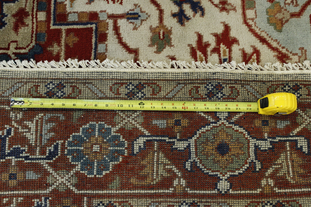 Tribal Heriz pattern detail