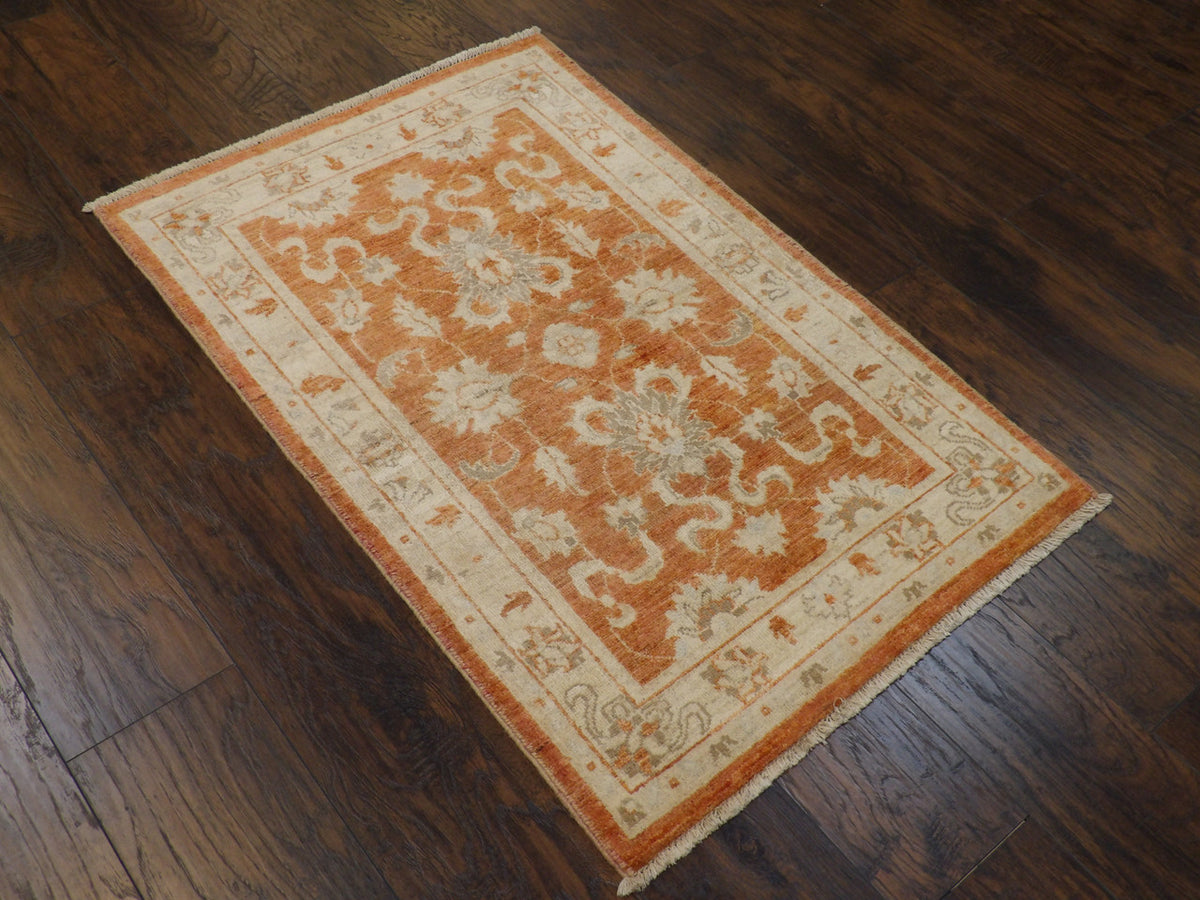 Full view of Oushak Chobi Natural Dye rug