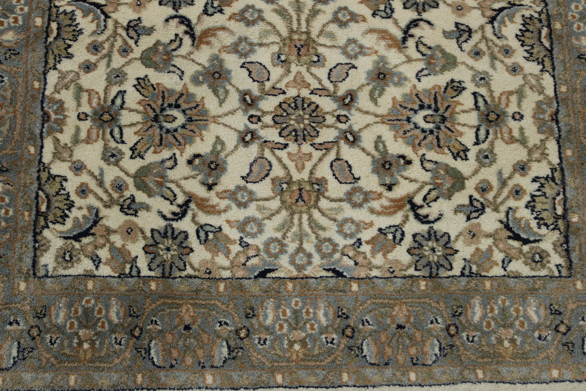 Close-up of wool pile, Beige rug