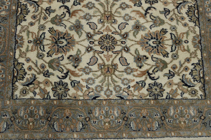Close-up of wool pile, Beige rug