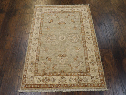 Oushak Chobi Natural Dye rug corner detail