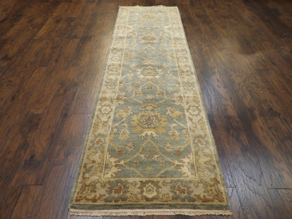 Turk Oushak Wash rug corner detail