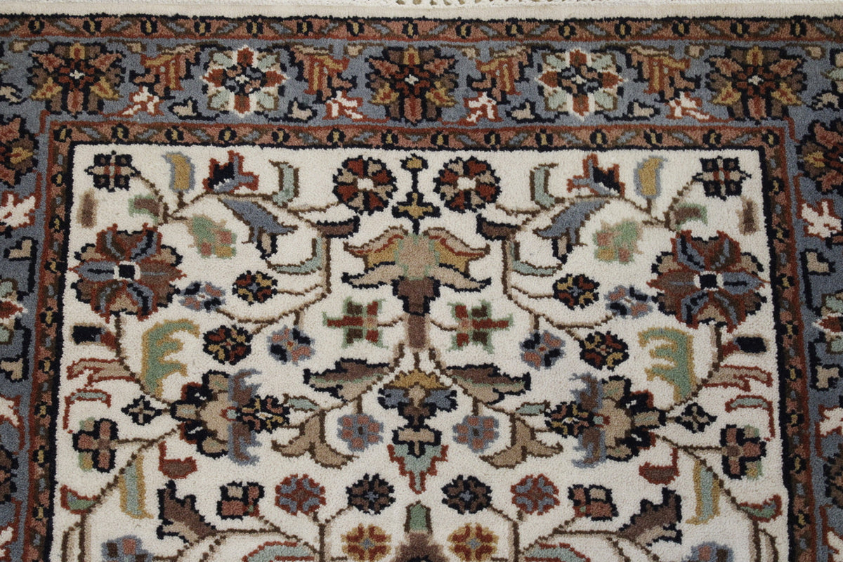 Full view of Traditional Indo Herati rug