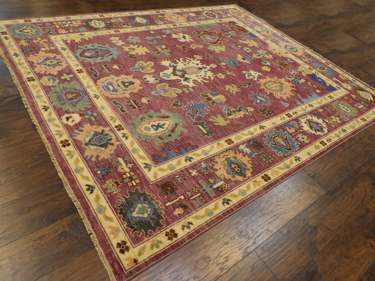 Full view of Turkish Oushak rug