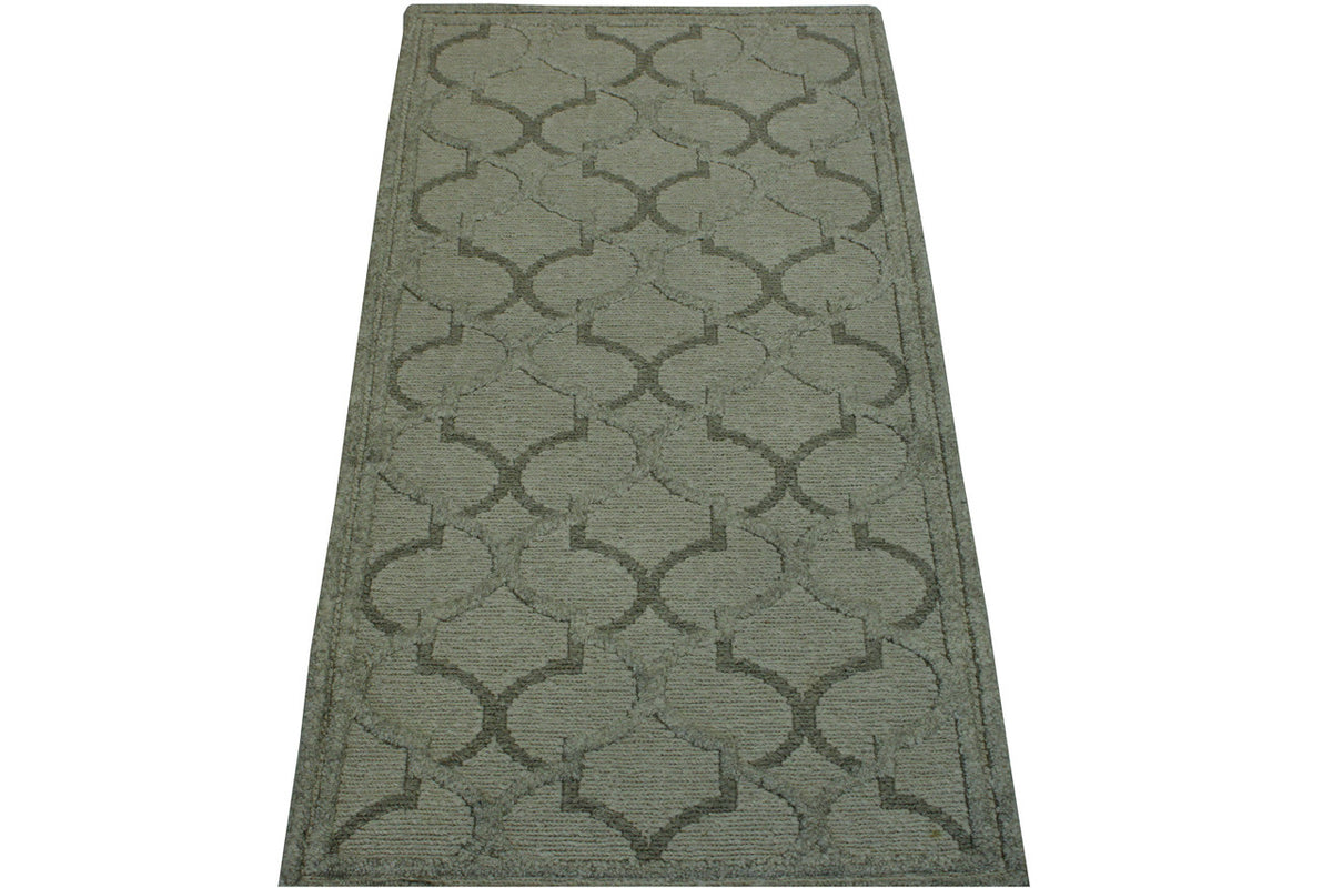 Full view of Modern Gemotrical Design rug