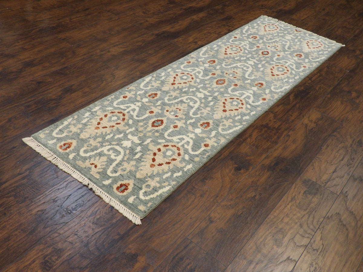Ikat pattern detail, natural dye runner