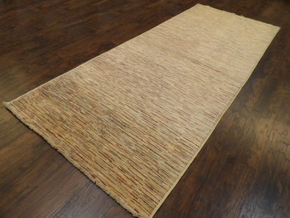 Full view of Modern Stripe Natural Dye rug
