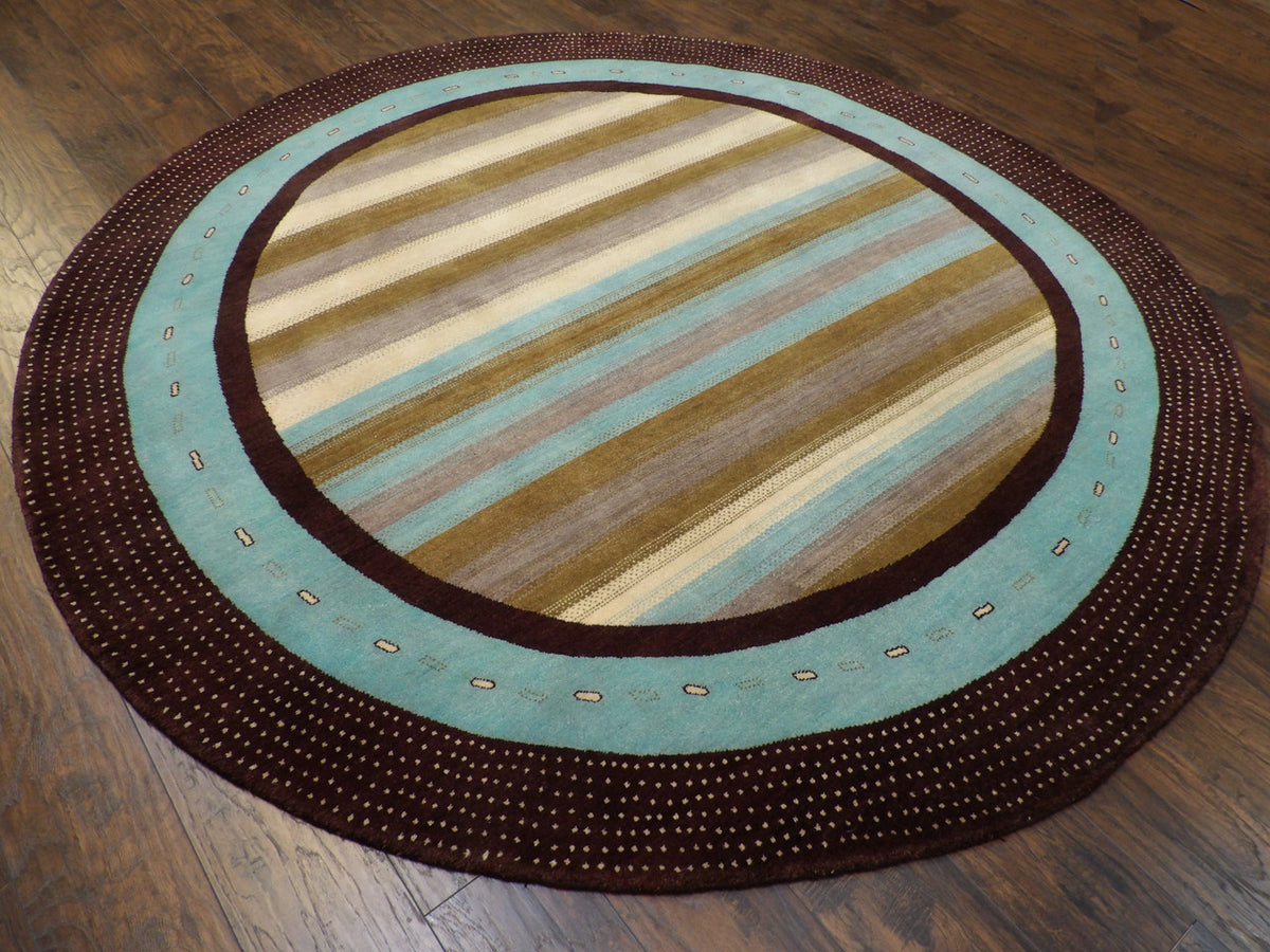 Full view of Modern Persian Gabbeh rug