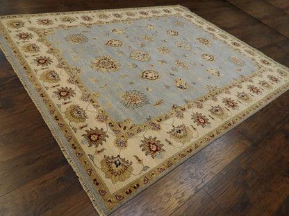 Chobie Oushak / Peshawar hand-knotted wool rug in Blue, 8'0" x 10'0", SKU w1017
