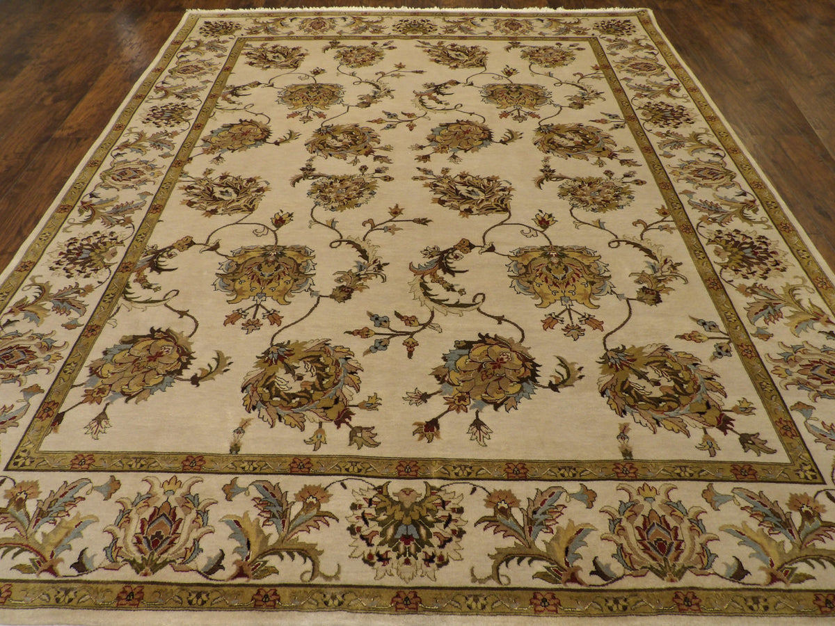 Fine Jaipur Floral Design rug corner detail