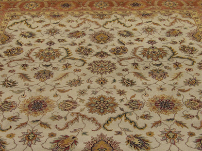Back of Fine Ziegler Tie Dye hand-knotted rug
