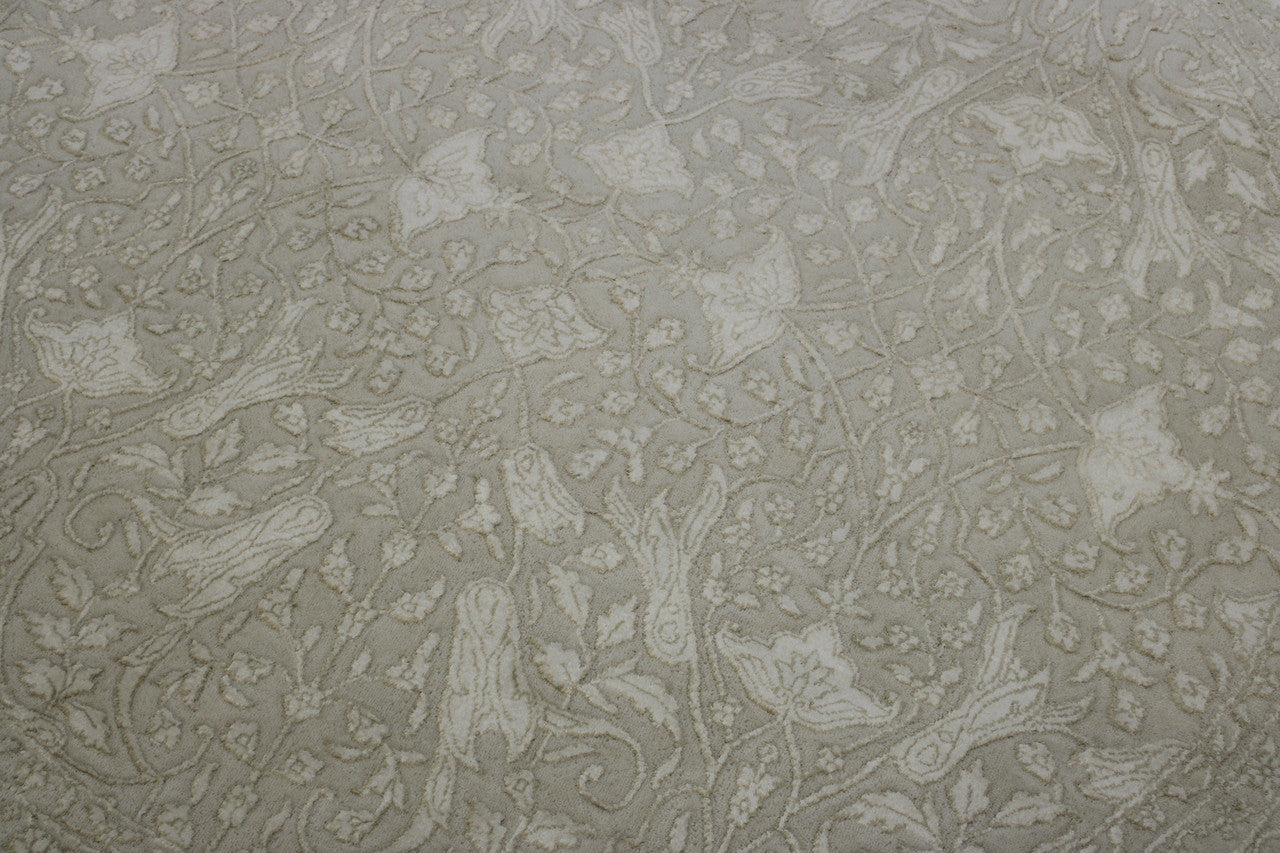 Full view of Transitional Indo Haji Jalili rug