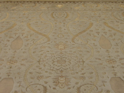 Back of Fine Persian Haji Jalili hand-knotted rug