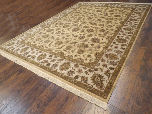 Fine Kashan Tie Dye 9'0"x12'0" Hand-knotted Rug -w310