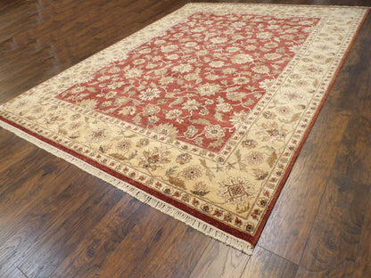 Agra Ziegler 9 x 12 Hand-knotted Rug -w314