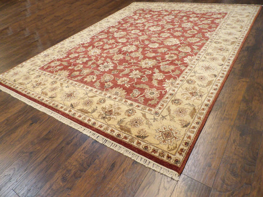 Agra Ziegler 9 x 12 Hand-knotted Rug -w314