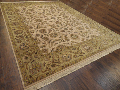 Fine Kashan Tie Dye 9'0"x12'0" Hand-knotted Rug -w287