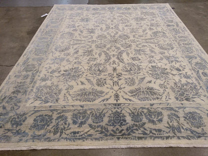 Oushak Collection With Silk Handknotted Rug 7'10" X 9'08" -Art51054
