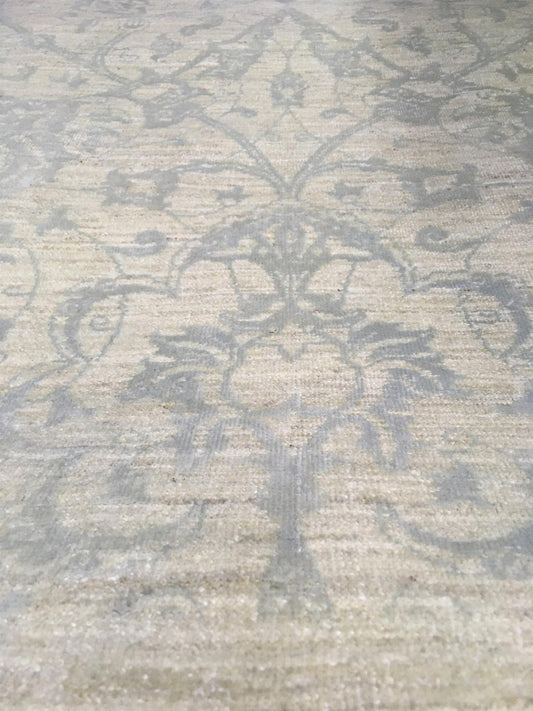 Fine Transitional Khotan Oushak Wool Hand Knotted Rug 3'00''x5'01''  - AR34110