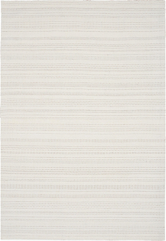 CONTEMPORARY HAND WOVEN RUG WOOL  -  WRU605WHITE