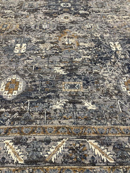 Oushak Collection  Handknotted Rug 11'11" X 14'10" -Art81214