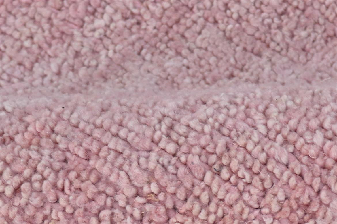 Pink 6'1" x 8'11" Modern Hand knotted Wool Rug - Sku: ART94877