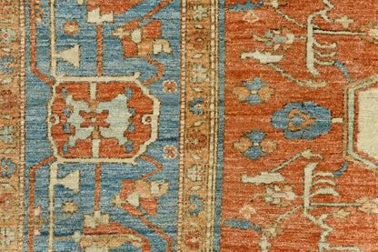 Tribal Nomad Vege Dye Wool Hand Knotted Rug 8'02''x9'11''  - AR92850