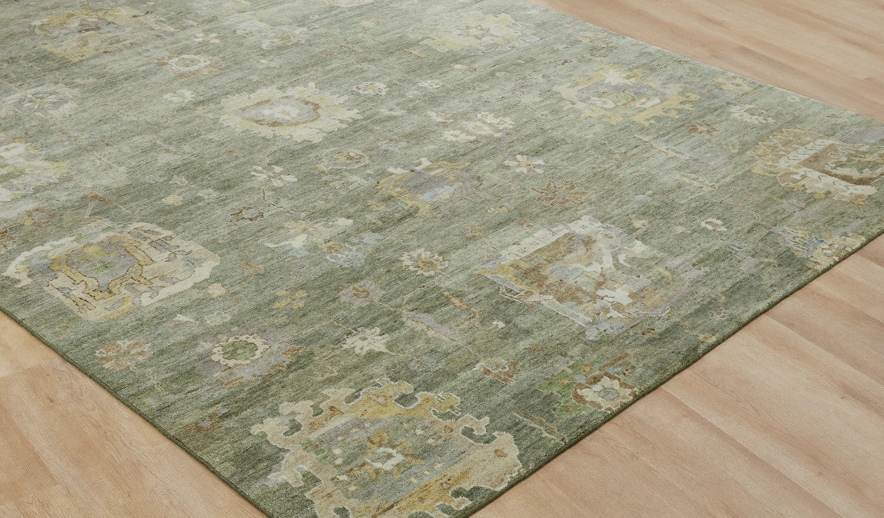 Transitional Hand Knotted Rug Wool - KOB0960