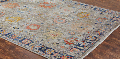Transitional Hand Knotted Rug Wool & Silk - KAK4300
