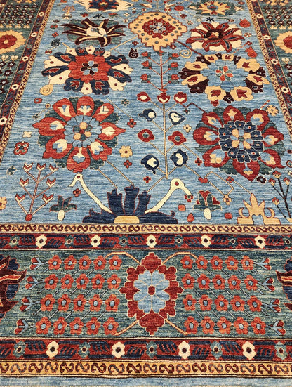 Tribal Nomad Vege Dye Wool Hand Knotted Rug 9'02''x12'10''  - AR88956