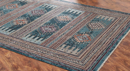 Transitional Hand Knotted Rug Wool - KSK11870