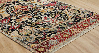 Transitional Hand Knotted Rug Wool & Silk - KAM10110