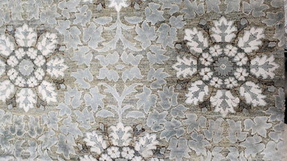 Ottoman Collection, H/L With Silk Handknotted Rug 9'11" X 14'10" -Art62959