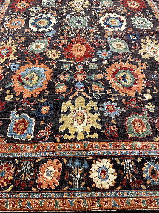 Oushak  Wool Hand Knotted Rug 11'11''x14'06''  - AR79923