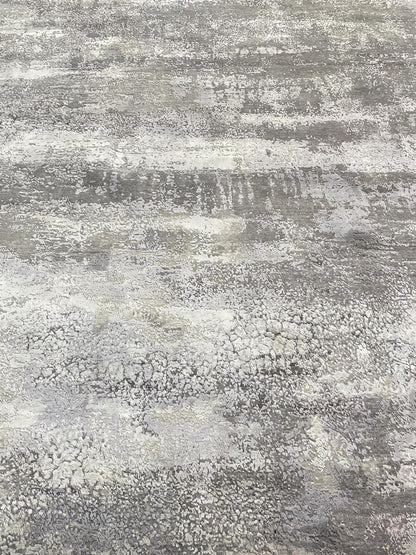 Fine Abstract  Silk and Wool Hand Knotted Rug 10'00''x14'02''  - AR75430