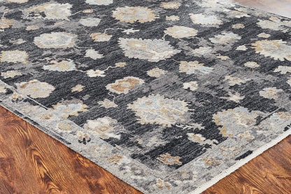 Transitional Hand Knotted Rug Wool & Silk - KAM10070