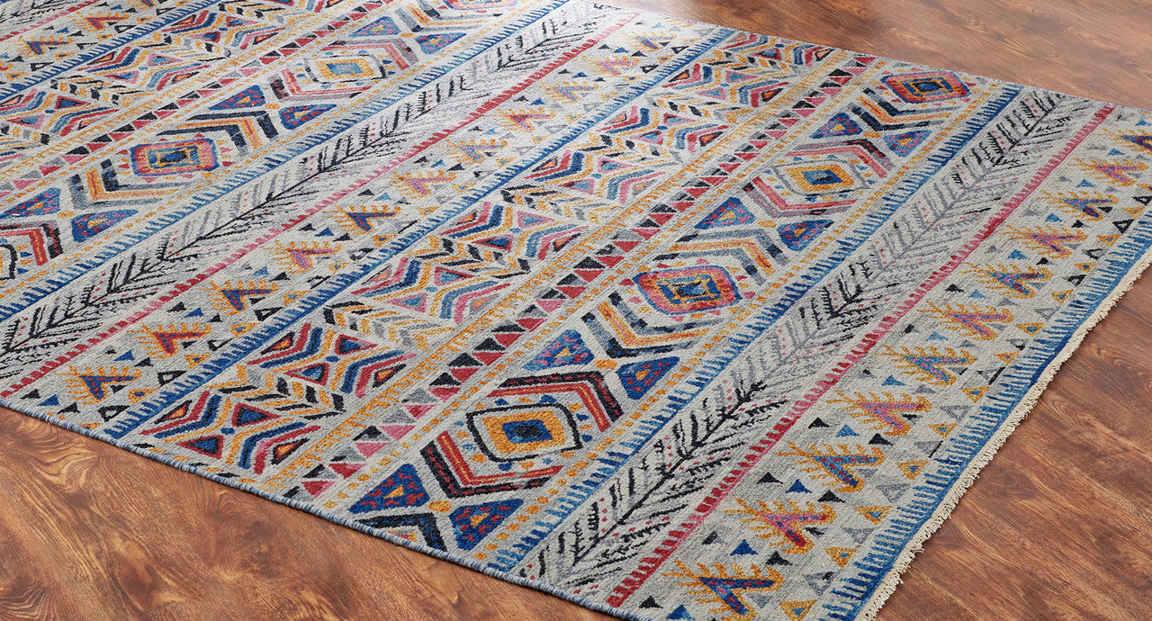 Gray Transitional Hand knotted Wool Rug Sizes From: 2x3 to 12x15 - Sku: KSK11890