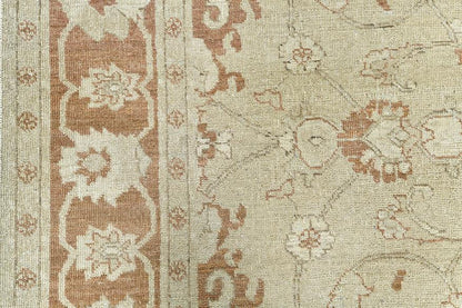 Peshawar Sultanabad Ziggler Design  Handknotted Rug 5'05" X 9'00" -Art92354