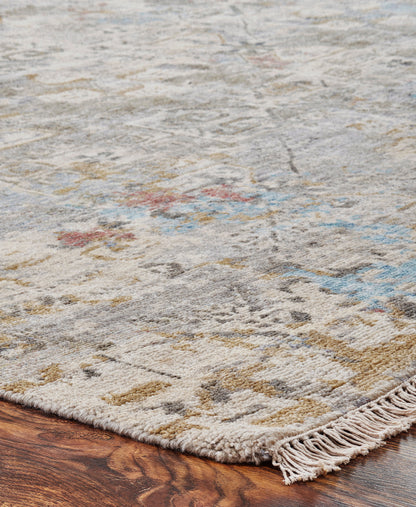 Transitional Hand Knotted Rug Wool & Silk - KKH3480