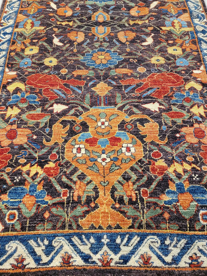 Fine Zigler  Wool Hand Knotted Rug 4'00''x13'09''  - AR71626