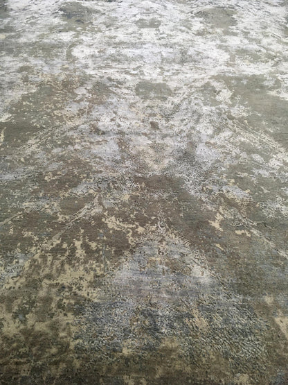 Emerald Collection Wool & Silk Handknotted Rug 9'00" X 12'01" -Art52303