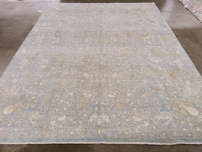 Ottoman Collection With Silk Handknotted Rug 7'11" X 10'02" -Art50214