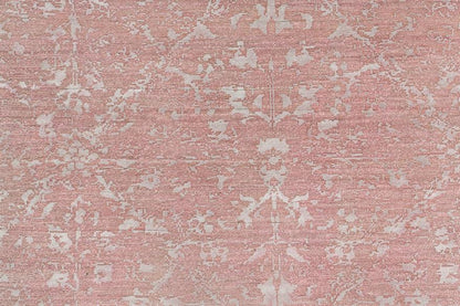 Wool And Silk Indigo Collection, Fabric Handknotted Rug 8'00" X 10'04" -Art35032