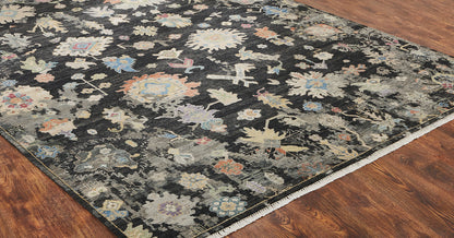 Transitional Hand Knotted Rug Wool & Silk - KAK4260