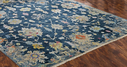 Transitional Hand Knotted Rug Wool & Silk - KAK4290