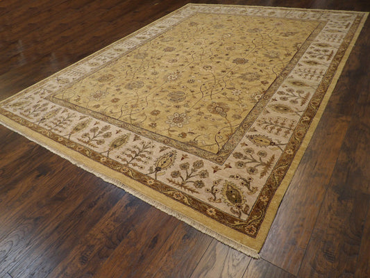 Agra Ziegler 9'0" x 12'0" Hand-knotted Rug -w299