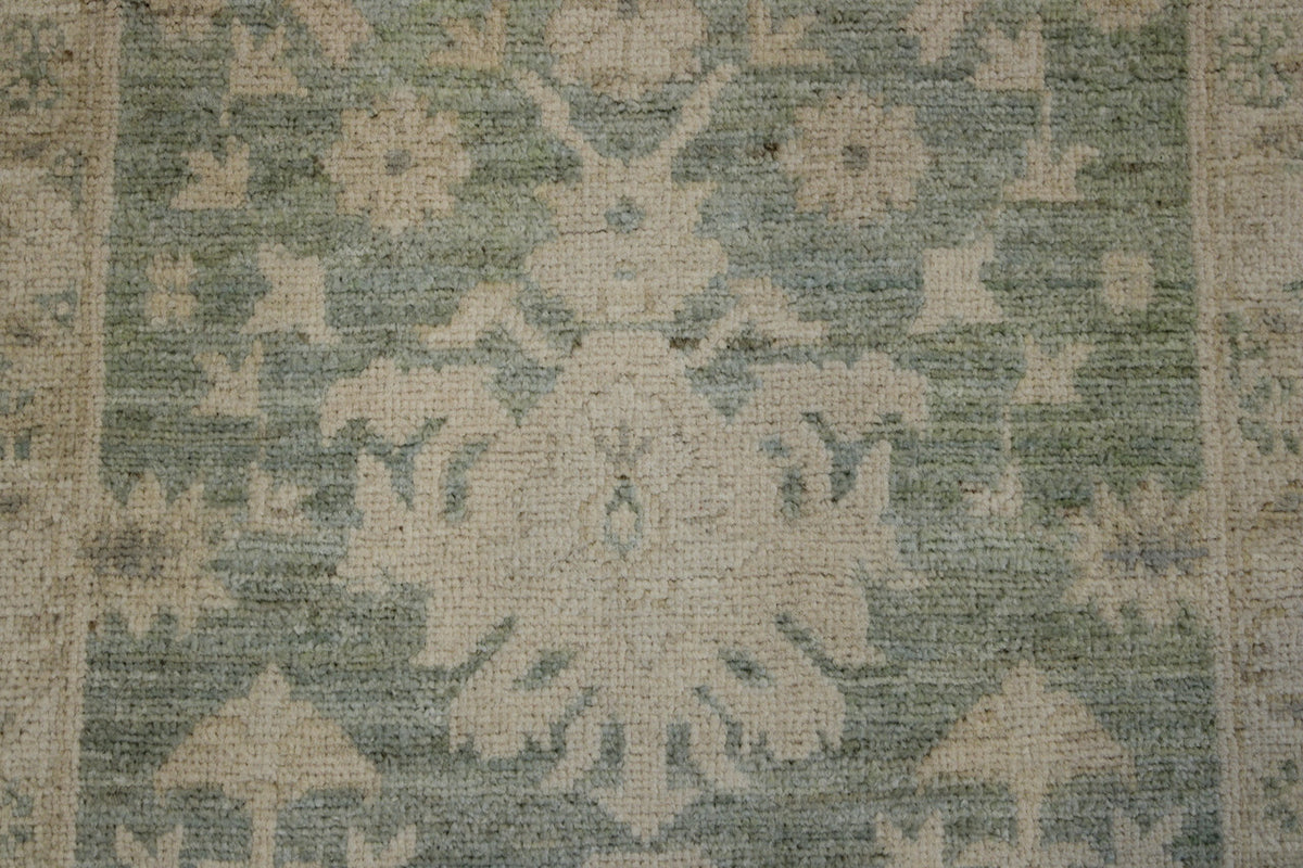 Full view of Oushak Chobi rug
