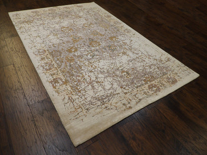 Full view of Modern Fine Abstract Oxidized rug